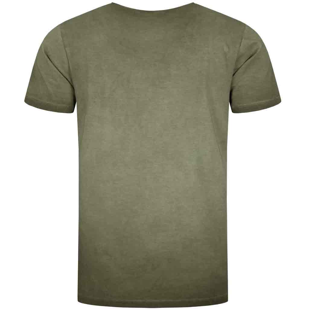 unisex Herren Kurzarm T--Shirt SABU, col. Aloe, piece dye –Kamah Yoga and Style