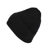 Beanie-Mütze aus 100% Cashmere, black, kamah Yoga & Style