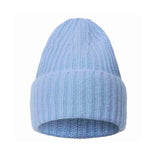 Beanie-Mütze aus 100% Cashmere, sky blue, kamah Yoga & Style