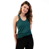 Yoga-Top "Erin", ivy green - Supersoftes Basic Tanktop - Kamah Yoga and Style