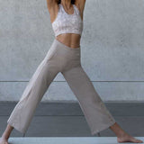 Yoga Top "Mika", dezenter Allover Print - in verschiedenen Grundfarben - Kamah Yoga and Style