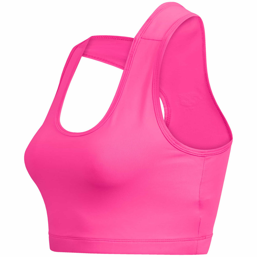 Yoga-Top "Mika", neon pink, Seite, Bustier medium support, Yoga Top