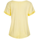 Yoga-Shirt "Ulani", sunshine - Weit geschnittenes Lounge-Shirt - Kamah Yoga and Style