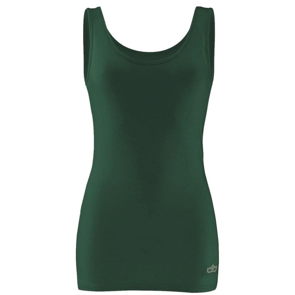 Yoga-Top "Erin", ivy green - Supersoftes Basic Tanktop nur noch 1 St. lagernd! - Kamah Yoga and Style