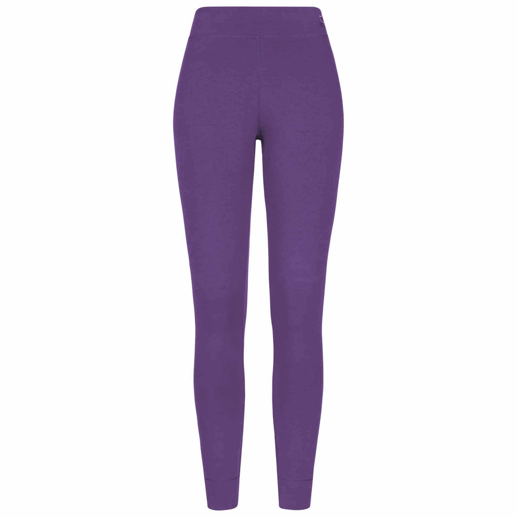 Yoga-Leggings "Gopa", lilac - Bio-Cotton Tight mit hohem Bund