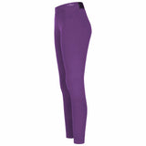Yoga-Leggings "Gopa", lilac - Bio-Cotton Tight mit hohem Bund, Seitenansicht