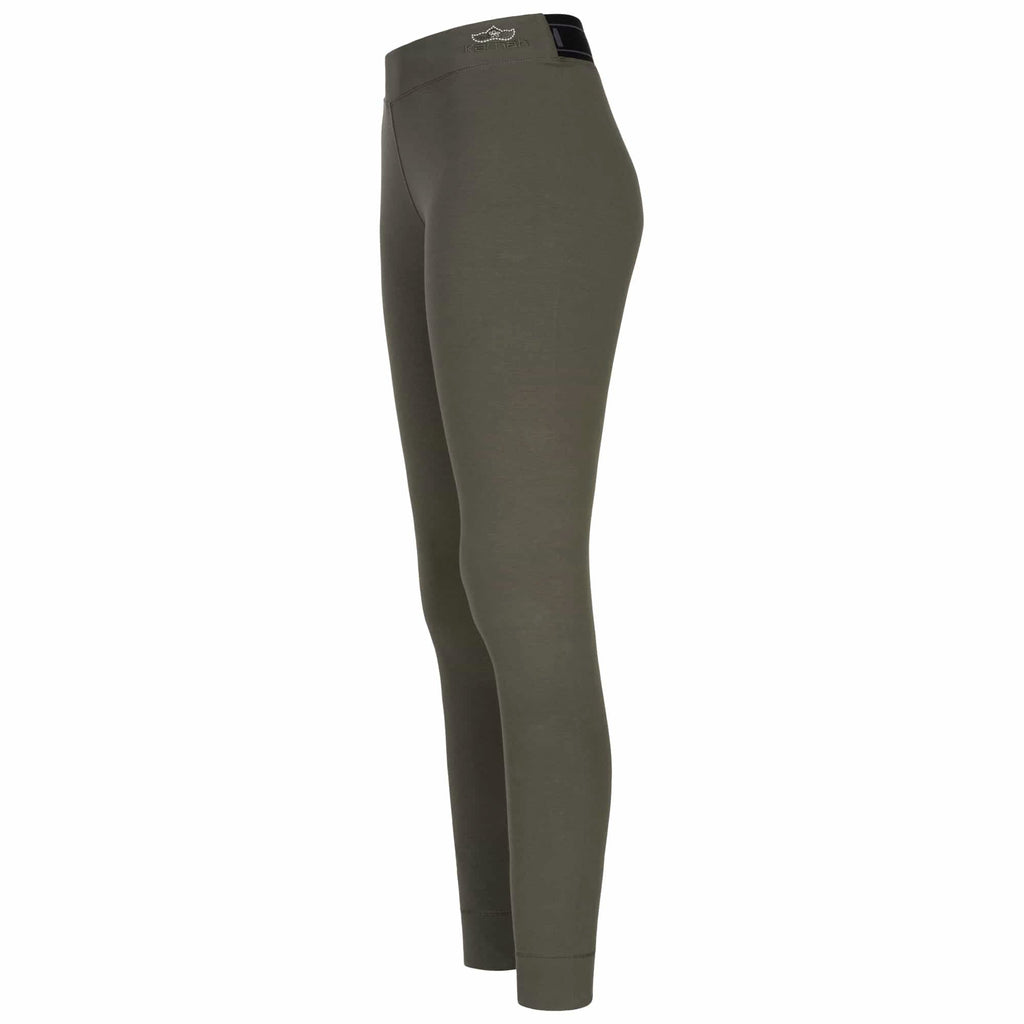 Yoga-Leggings "Gopa", olive - Lässige Yoga-Pants mit hohem Bund, kamah Yoga & Style