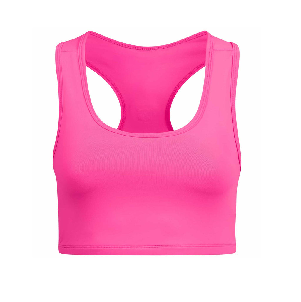 Yoga-Top "Mika", neon pink, Frontansicht, Bustier medium support, Yoga Top
