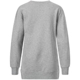 Sweater "Tiffany", greymelange- Kuscheliges oversized Sweatshirt - Kamah Yoga and Style  
