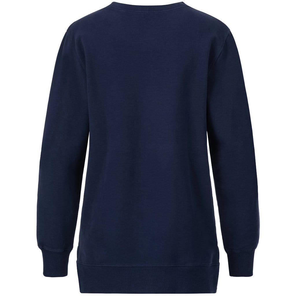 Sweater "Tiffany", nightblue - Kuscheliges oversized Sweatshirt  Rückseite- Kamah Yoga and Style