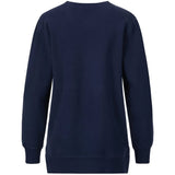 Sweater "Tiffany", nightblue - Kuscheliges oversized Sweatshirt  Rückseite- Kamah Yoga and Style