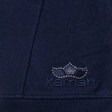 Sweater "Tiffany", nightblue - Kuscheliges oversized Sweatshirt - Kamah Yoga and Style