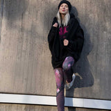 Yoga Legging "Pandora", Diamond - Active Leggings mit Allover-Print - Kamah Yoga and Style 