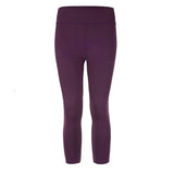 Yoga Legging "Polly", red purple - Superactive Capri Leggings - Kamah Yoga and Style