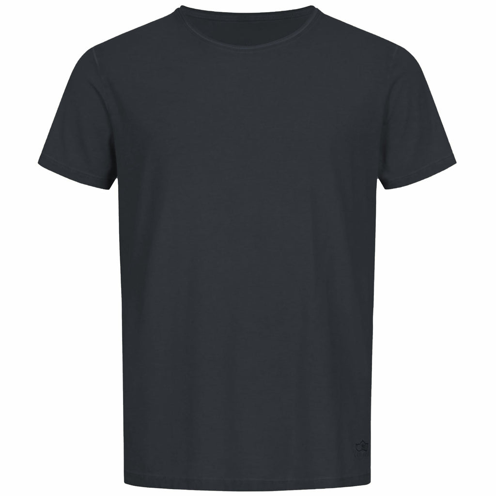 Herren Kurzarm T--Shirt SABU, col. Charcoal –Kamah Yoga and Style