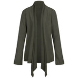 Supersofte Yoga Wickeljacke "Tootsie" in olive - Kamah Yoga and Style