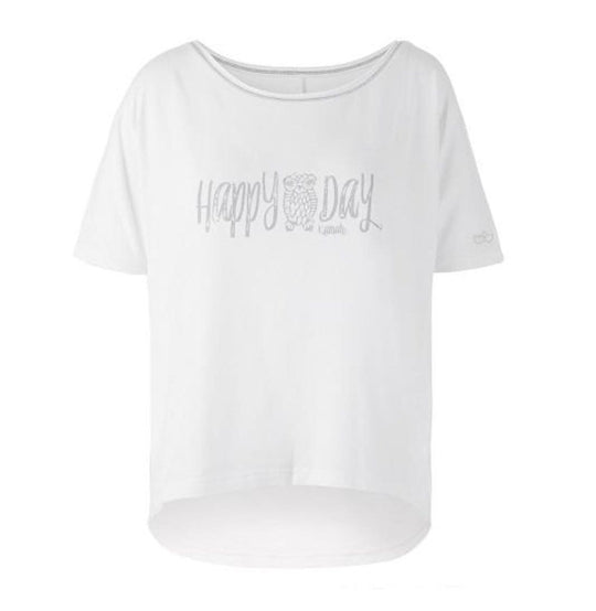 weiches oversized Yoga Shirt ULANI - Farbe white