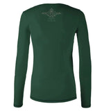 weiches Yoga-Shirt U - Farbe ivy green - softes Yoga Longsleeve "U", Farbe ivy green - kamah yoga and style