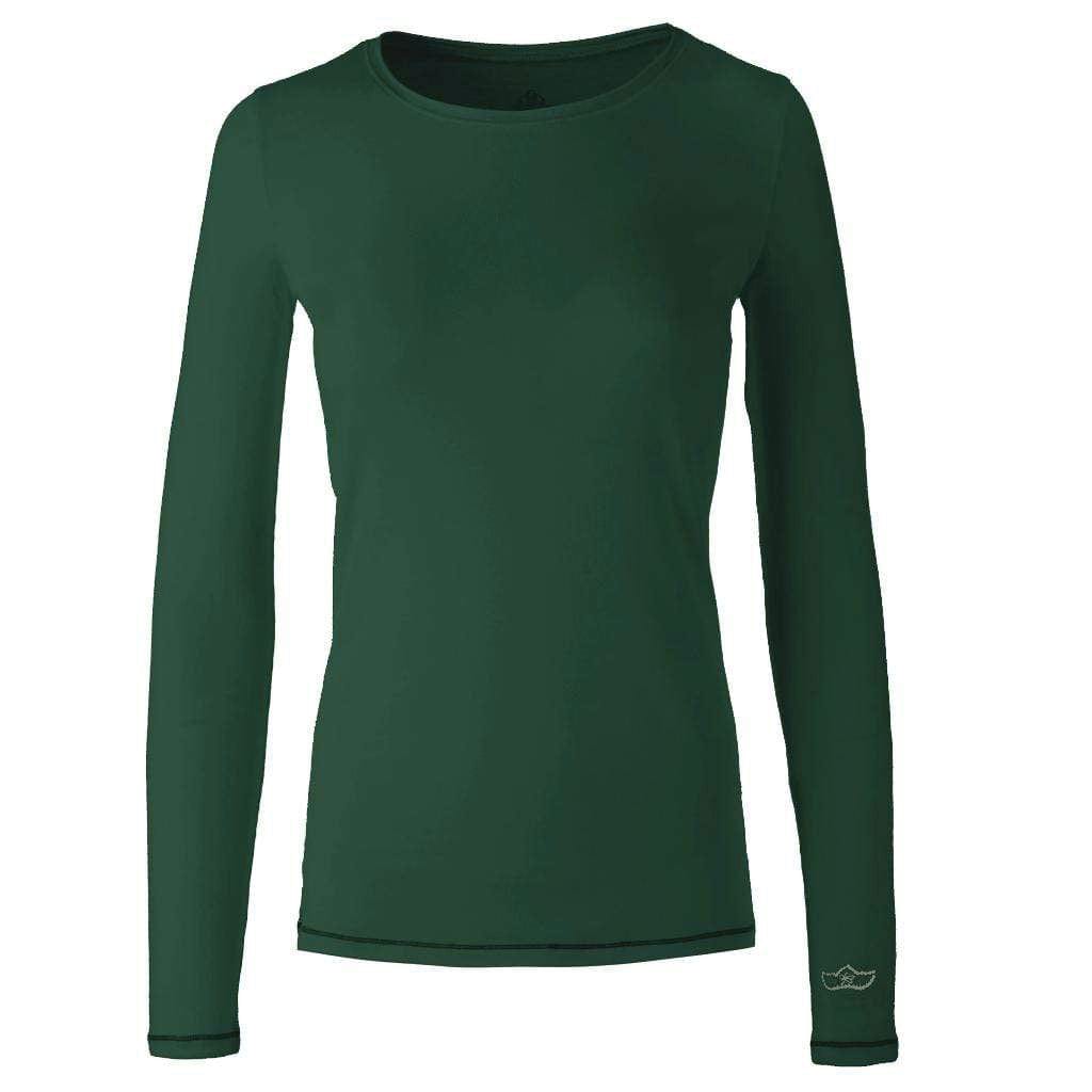 weiches Yoga-Shirt U - Farbe ivy green - softes Yoga Longsleeve "U", Farbe ivy green - kamah yoga and style