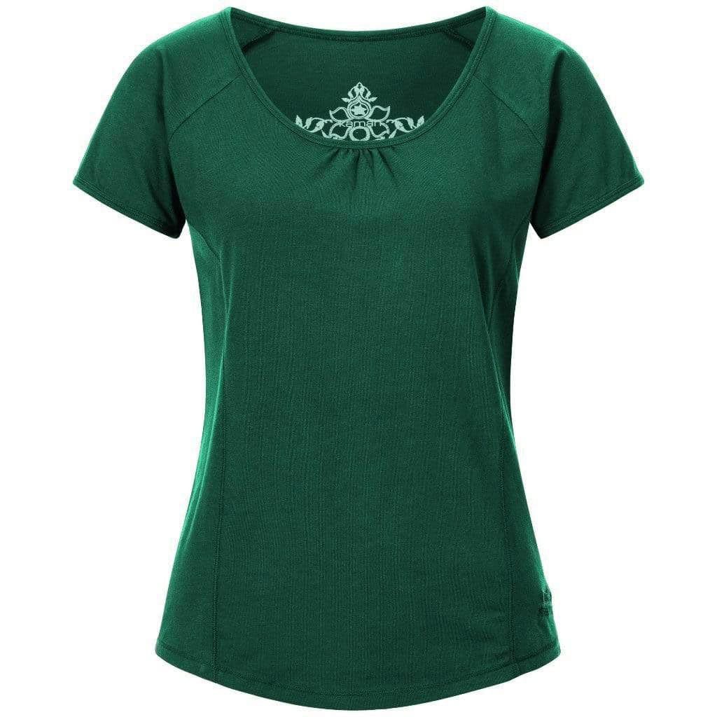 Yoga-Shirt VIOLA, ivy green - Supersoftes T-Shirt mit Formnähten