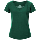 Yoga-shirt VIOLA, Kurzarm, schöner Ausschnitt, Front