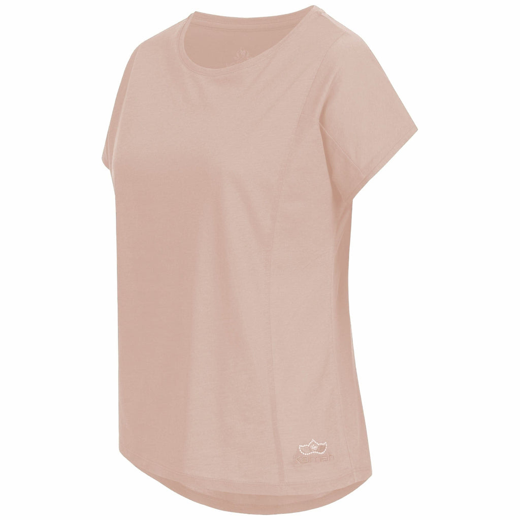Yoga-Shirt "Xanadoo", quartz - Lose geschnittenes Kurzarm-Shirt, kamah Yoga, Seitenansicht