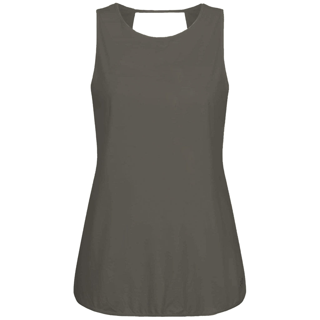 Yoga Top "Xiomara", olive - Tanktop mit elastischem Bund - Kamah Yoga and Style