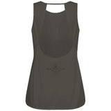 Yoga-Top "Xiomara", olive - Tanktop mit lockerer Passform, Rückseite