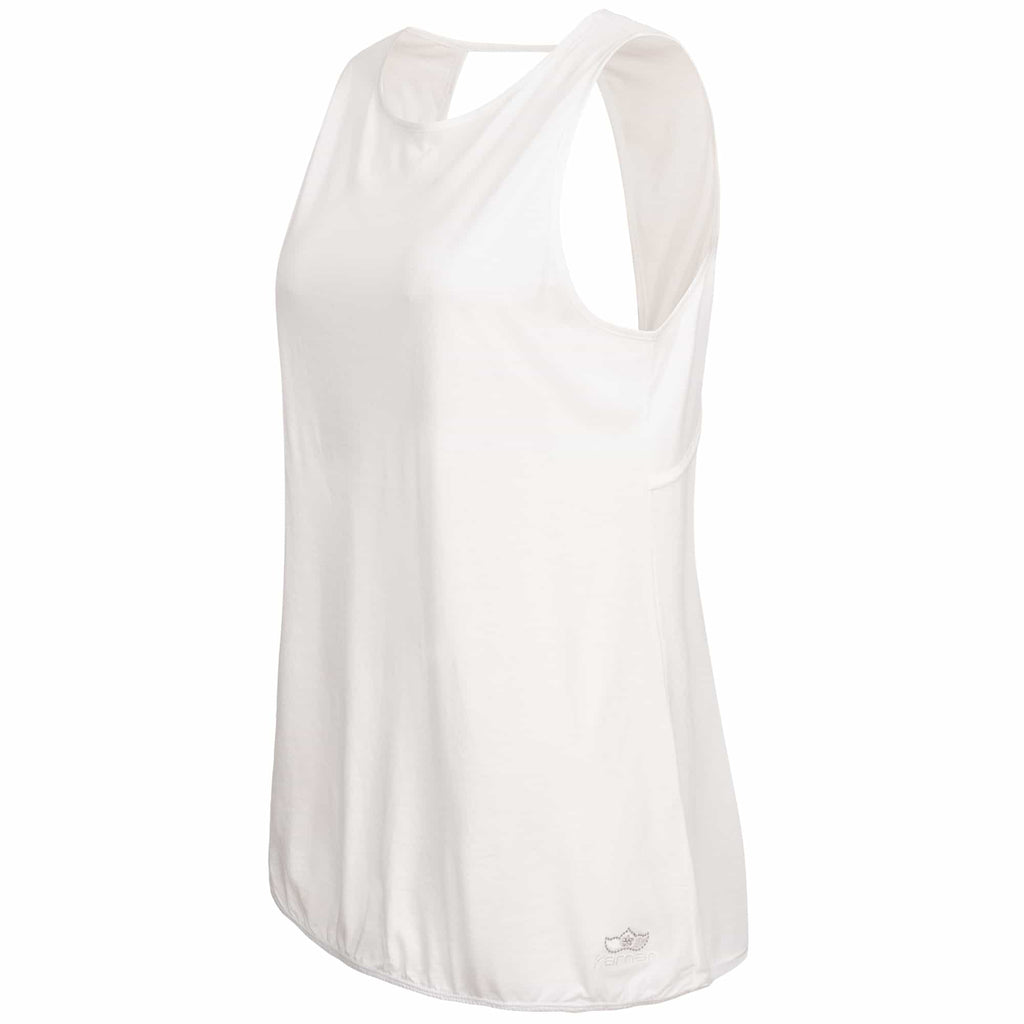 Yoga Tank Top "Xiomara", white - Tanktop mit lockerer Passform, Seitenansicht