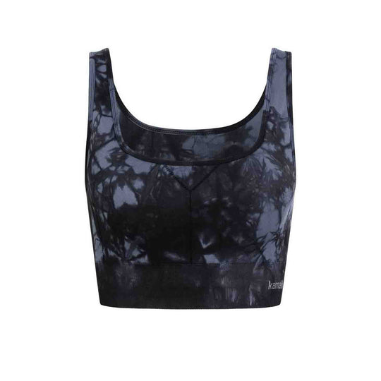 Yoga Crop Top YOKO,  Blue Batik
