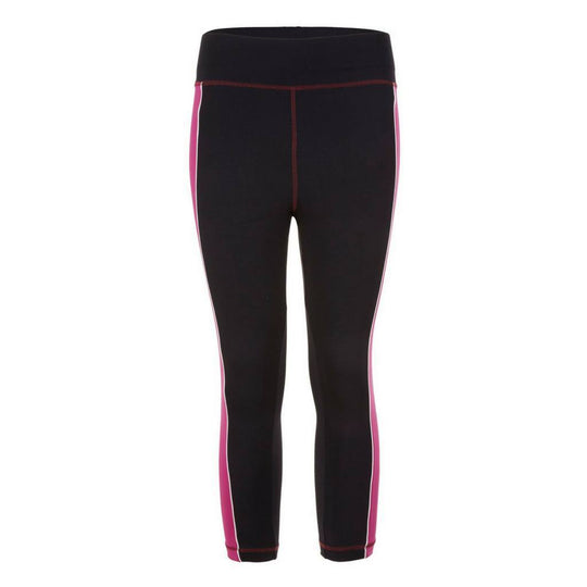 cropped Yoga Leggings POLLY - Farbe black/fuchsia/white