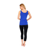 Yoga Legging "Polly", black - Active Capri Pants mit hohem Elastikbund - Kamah Yoga and Style