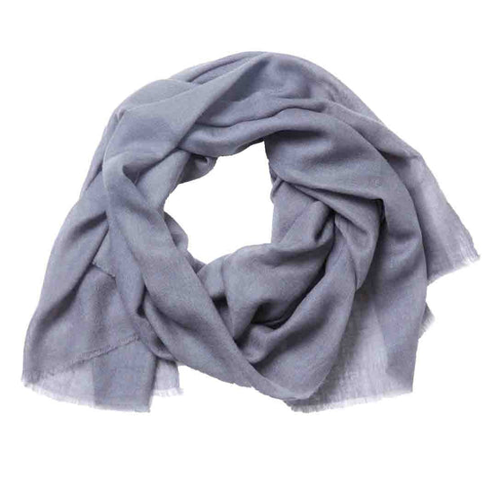 superfeiner BabyWool-Schal, Farbe steingrau