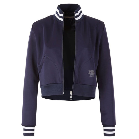 Trendige Yoga Trainingsjacke "Sheila" in nightblue