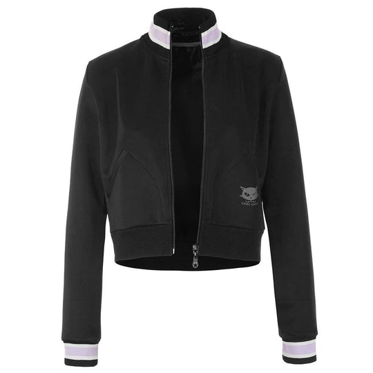 kurze Trainingsjacke TIGER -  Farbe schwarz