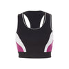 Yoga Top RUBY - black/fuchsia/white