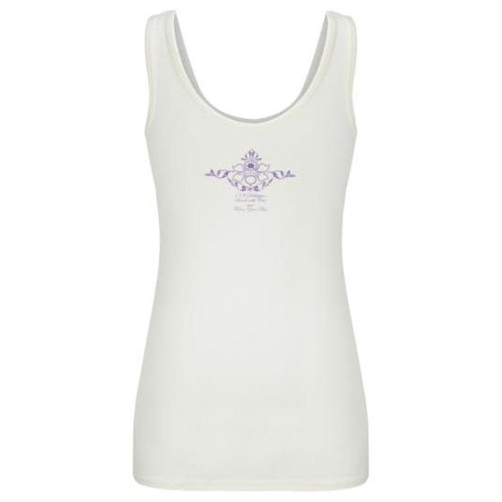 Yoga-Top "Erin", white - Supersoftes Basic Tanktop - Kamah Yoga and Style