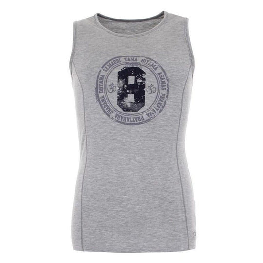 Yoga-Top "Till", greymelange - Herren-Shirt mit perfekter Passform