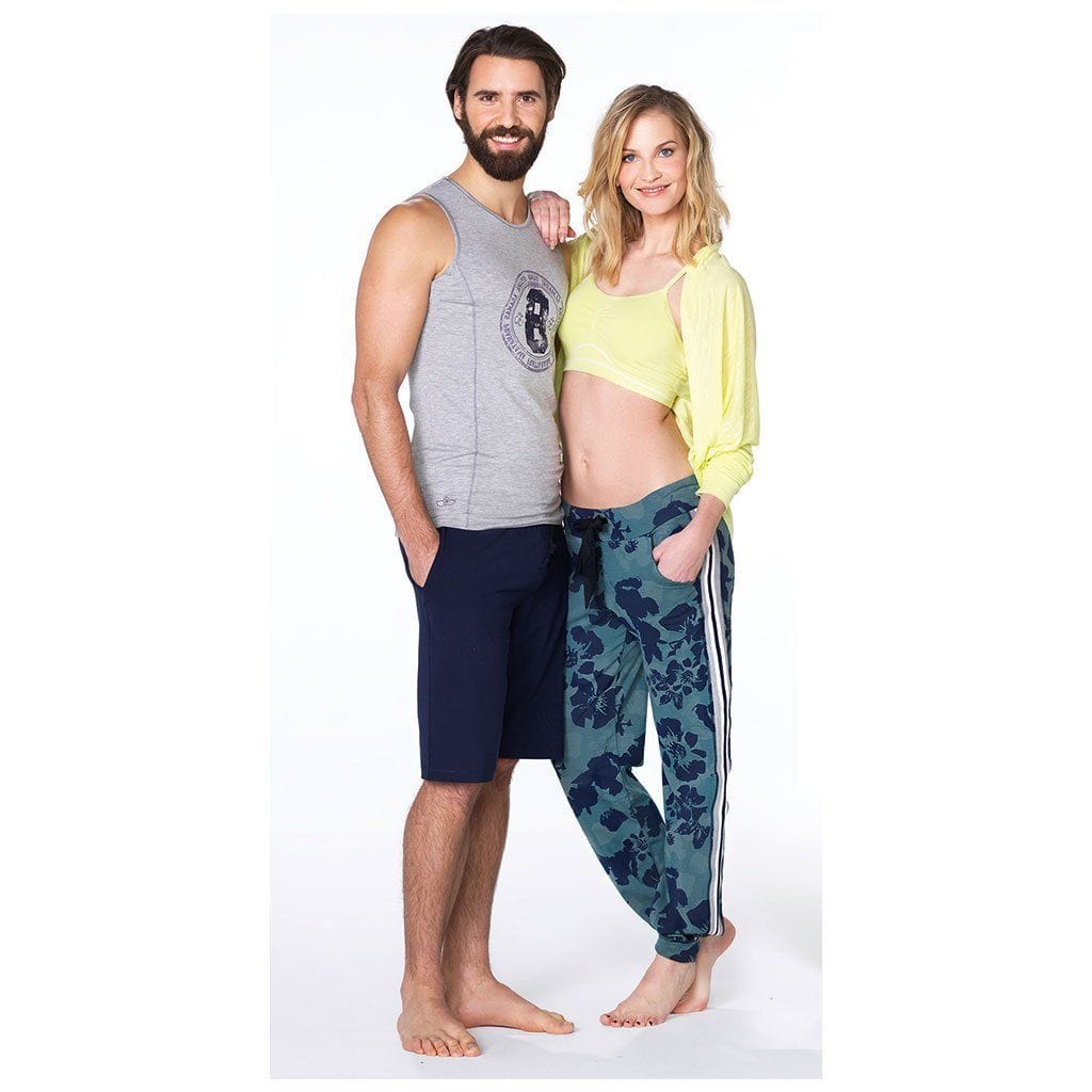 Yoga Tank Top TILL, Farbe greymelange | kamah - Yoga-Top "Till", greymelange - Herren-Shirt mit perfekter Passform - kamah yoga and style