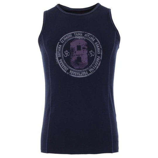 Yoga-Top "Till", nightblue - Herren-Shirt mit perfekter Passform