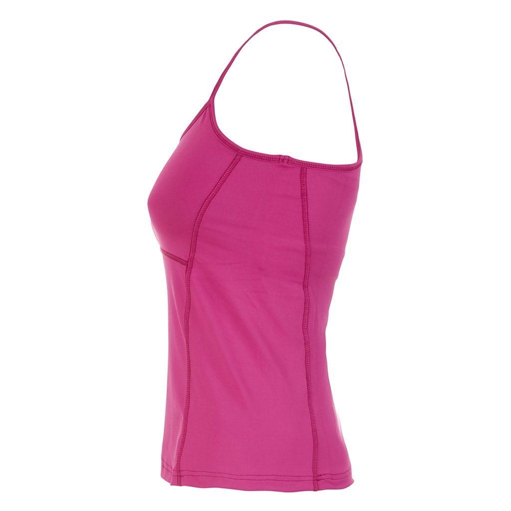 Yoga-Top "Prisca", fuchsia - Superactive Top aus recycletem Funktionsmaterial - Kamah Yoga and Style